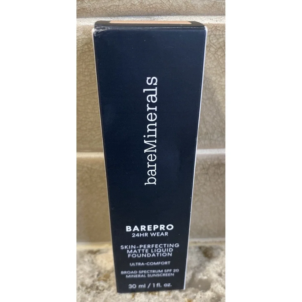 BareMinerals BarePro 24HR Skin Perfecting Liquid Foundation-Light 27 Cool, 1 oz